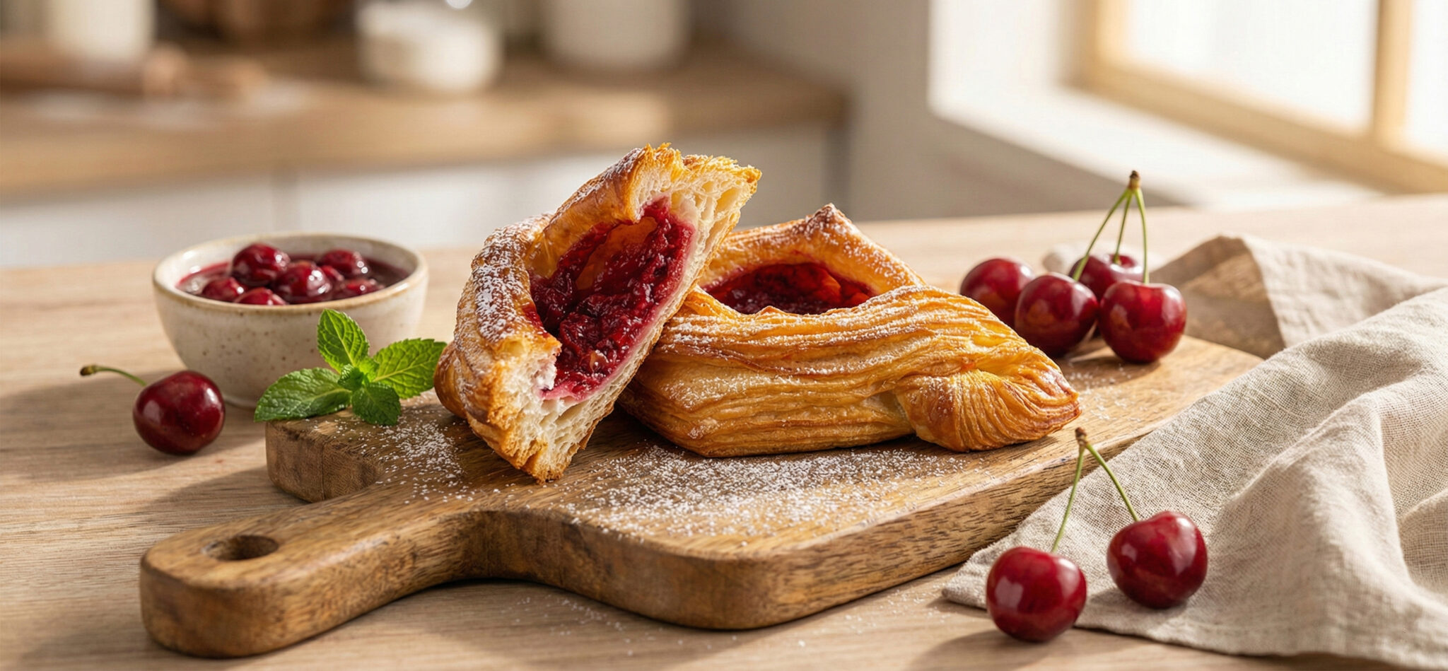 Croissant with cherry – Azza